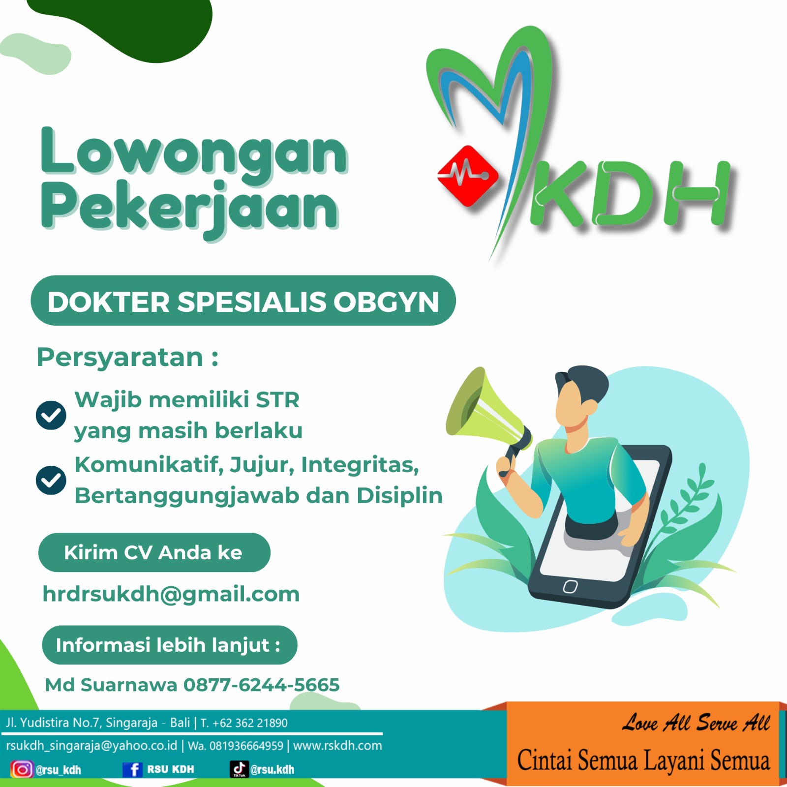 Loker Dokter Spesialis Obgyn