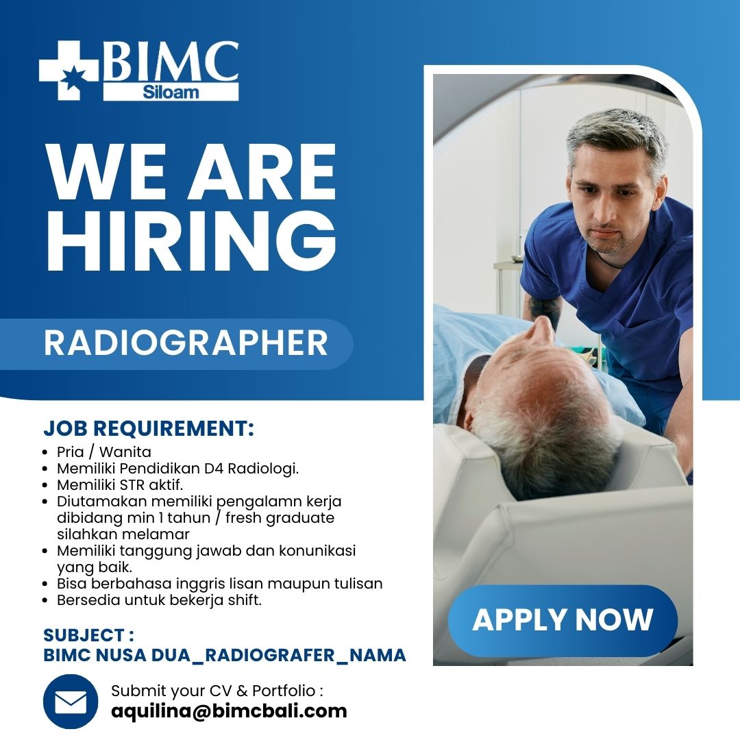 We Are Hiring (RADIOGRAPHER)