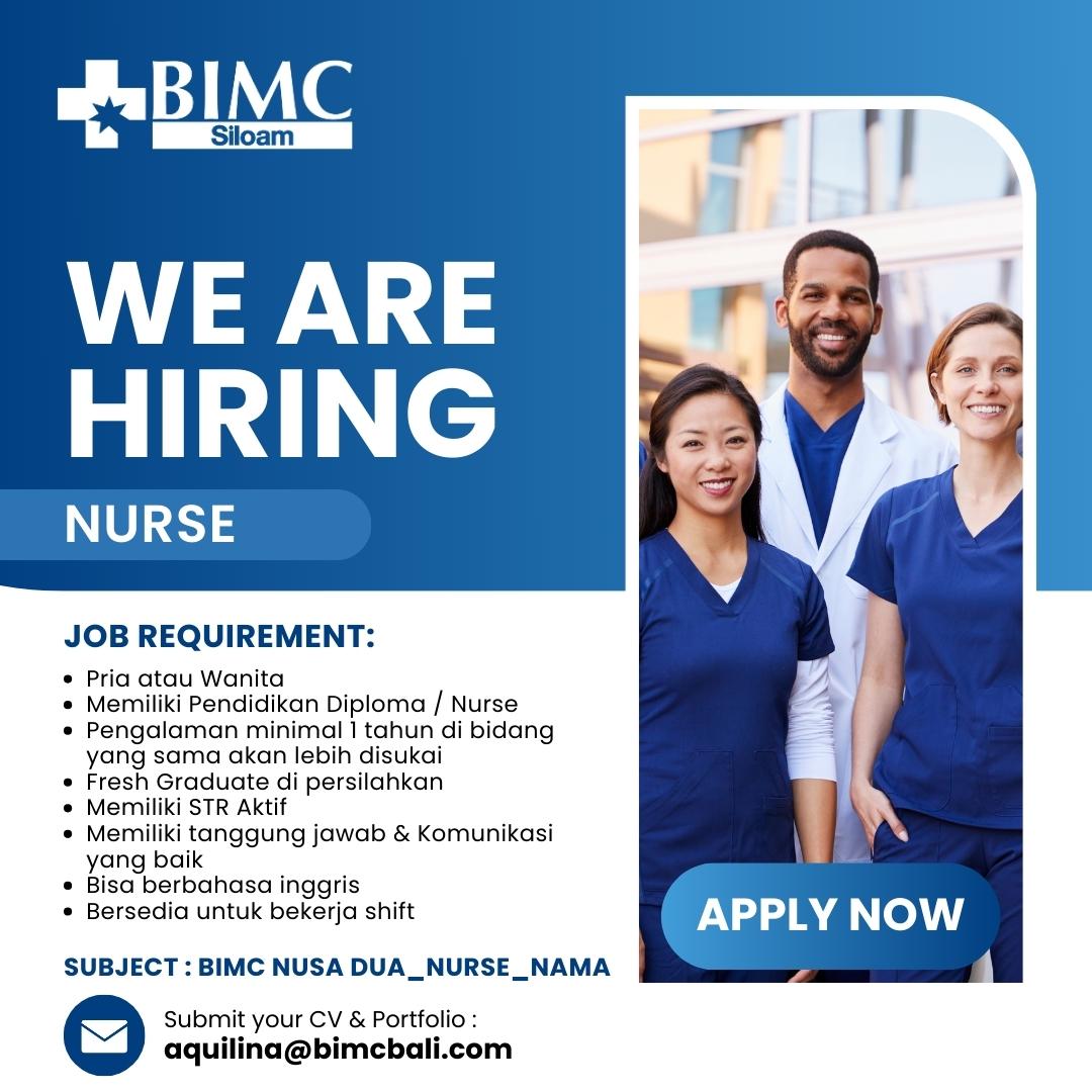 We Are Hiring (Nurse)