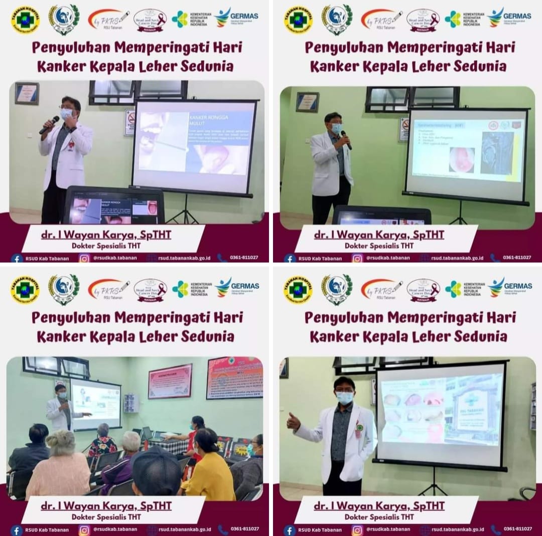 PENYULUHAN PERINGATAN HARI KANKER KEPALA LEHER SEDUNIA 2023